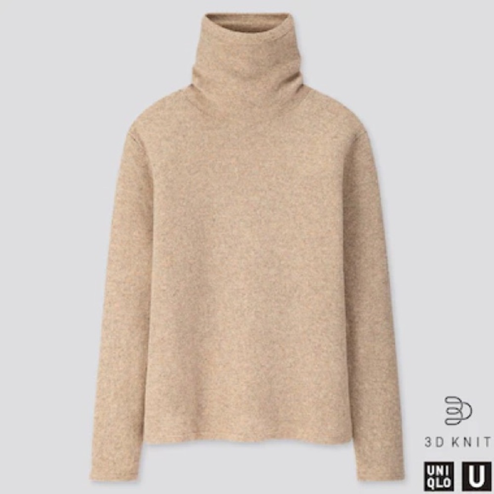 Uniqlo WOMEN U 3D PREMIUM LAMBSWOOL Sweater